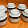 Carrigaline Pottery Coleen Egg Cups Mustard and Brown Image 5