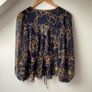 Ted Baker Kazuko Floral Navy Blouse Image 6