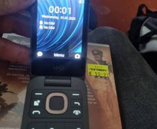 flip phone bought for my mother in law she can't get used to it was only bought few days ago  it's sim free