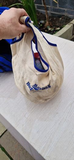 bowling ball and bag