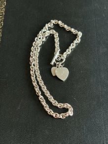 silver necklace