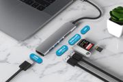 USB 3.1 Type-C Hub To HDMI Adapter 4K Thunderbolt 3 USB C Hub with Hub 3.0 TF SD