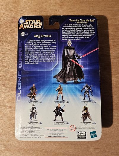 Star Wars Asajj Ventress 3.75 " Scale New & Unopened