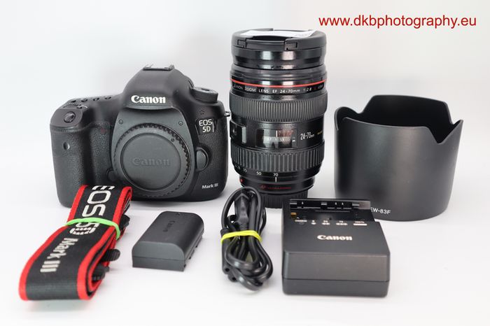 Canon 5d Mk 3 Camera & Canon Ef 24-70mm F2.8l Usm Lens #089/458
