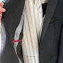 Mens black tie suit with yellow tie and waistcoat! Image 2