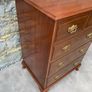 Late Edwardian Mahogany Chest of Drawers. Image 5