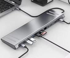 14-in-1 USB-C Multi Function Docking Station 4K, USB 3.0, SD Card, TF Card, Model 9199A