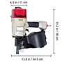 Pallet Making Coil Nailer CN80 For Siding Board Wood Working Furniture Sheating Tool Air Pneumatic Roll Nail Gun Image 2