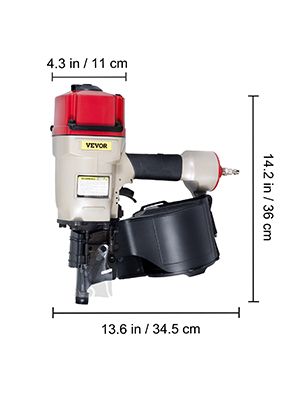 Pallet Making Coil Nailer CN80 For Siding Board Wood Working Furniture Sheating Tool Air Pneumatic Roll Nail Gun