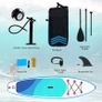 Inflatable Stand Up Paddle Board 6 Inch Thick With Lightweight Paddle For Youth And Adult 200KG Standing SUP 305/310/320x80x15CM (FREE SHIPPING) Image 4