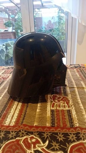 Darth Vader helmet for Halloween