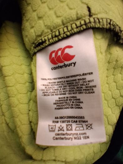 Ireland Rugby Half Zip Touch Line Fleece Lined Top. Official Canterbury Mens IRFU Top. Collect In Dublin Or Receive Via Post.