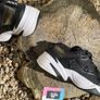Premium Nike M2k Tekno Black White Image 3