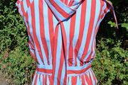 Stunning striped peplum style blouse with tie detail by ZARA