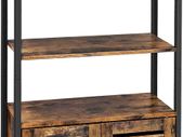 Bookcase with 3 Shelves, Industrial Design