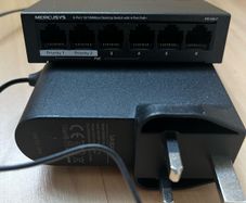 Used Mercusys 100mb POE+ Networking switch