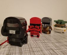Lego star wars brick headz sets x 2