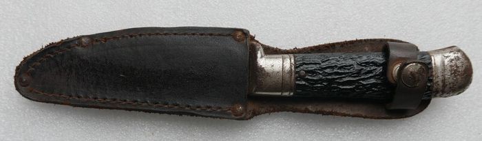 Vintage Hunting Knife with Sheath