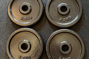 4 x 2.5KG Weight Plates - Standard Size