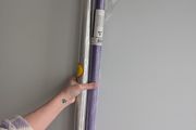 Purple wrapping paper/hamper wrap,gift wrap