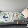 Flexa dots grey single bed with side rail ( no mattress) Image 4