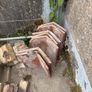 Reclaimed ceramic terracotta ridge tiles whole Image 2