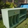 Sage Green Record Player Stand Image 5