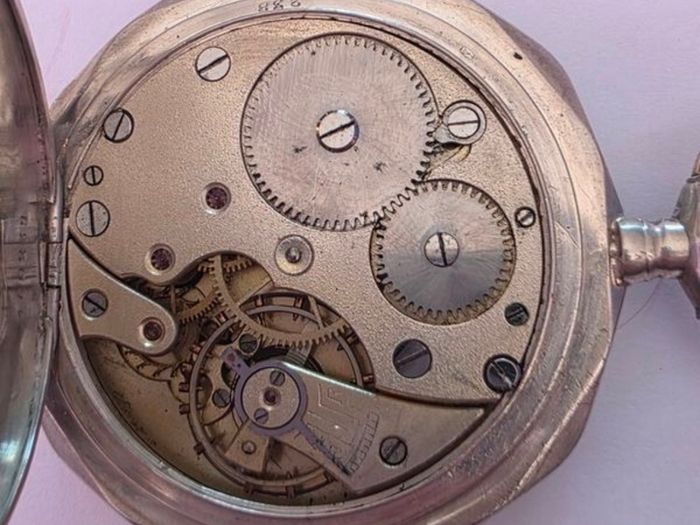 antique silver pocket watch