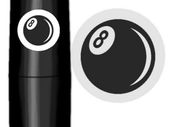 Ball Stamp - 8 Ball - 10% Off