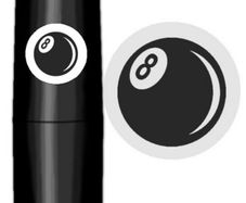 Ball Stamp - 8 Ball - 10% Off