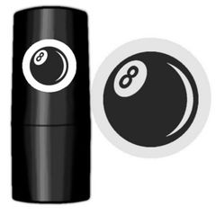 Ball Stamp - 8 Ball - 10% Off