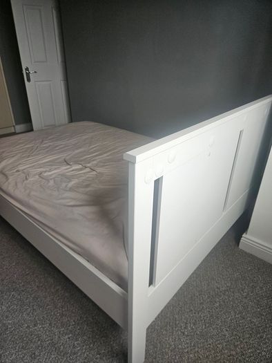 Double Ikea bed and mattress