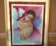 Original Watercolour Baby