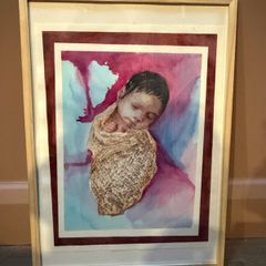 Original Watercolour Baby