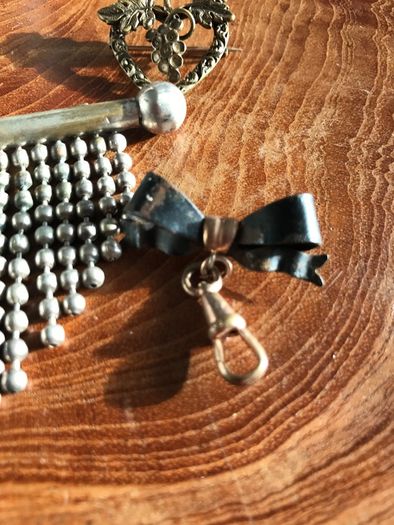 3 vey old brooches