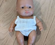 Miniland hispanic baby boy doll