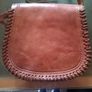real. leather  hand  bag Image 3