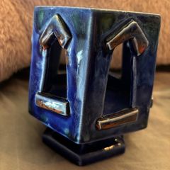 Vintage Handmade Ceramic Candle Holder