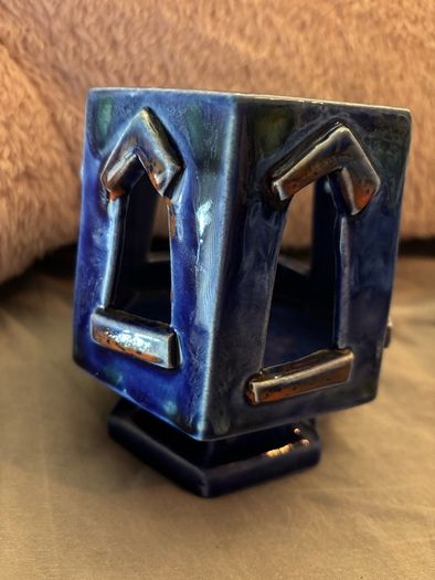 Vintage Handmade Ceramic Candle Holder