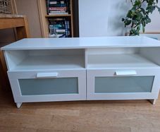 IKEA White Brimnes TV table