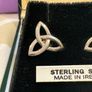 Sterling Silver Trinity Knot Cuff Links Image 2