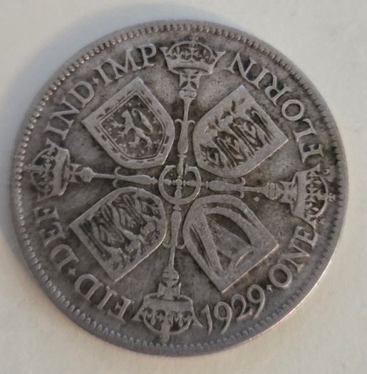 5x .5 Silver Florins 1920 - 1945 Coins 2 Shilling 1 Shilling 6 Coins.