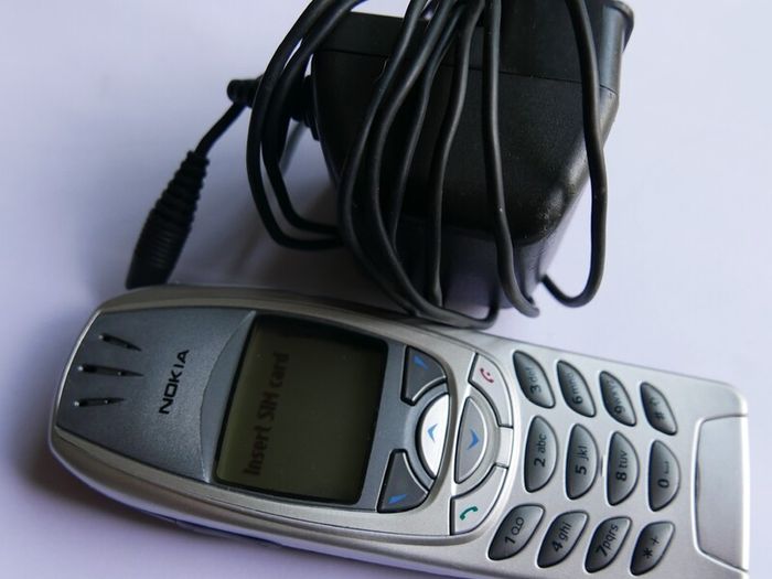 Vintage Nokia 6310 and charger