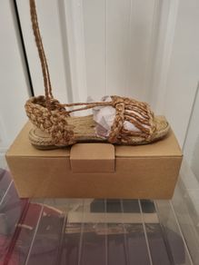Girls Zara Wrap rope Sandles x 2