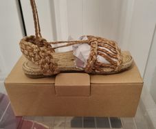 Girls Zara Wrap rope Sandles x 2