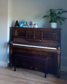 Free Piano and piano bench - must be collected