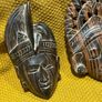Vintage Balinese Hand Carved Wooden Wall Masks! Image 6