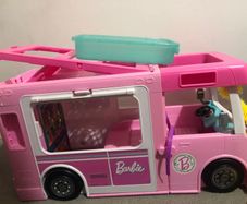 Gabby doll house ,Barbie camper van, foldable small dollhouse