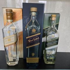 Johnnie Walker empty bottles