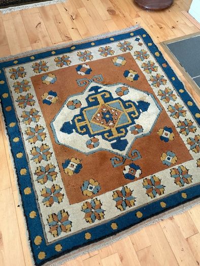 Vintage Turkish Hand Made Wool  Turkish Rug